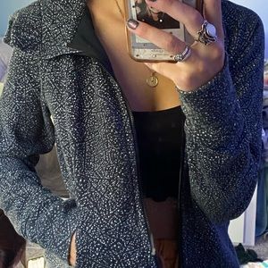 Lulu lemon soft black and white hoodie